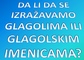 Da li da se izražavamo glagolima ili glagolskim imenicama